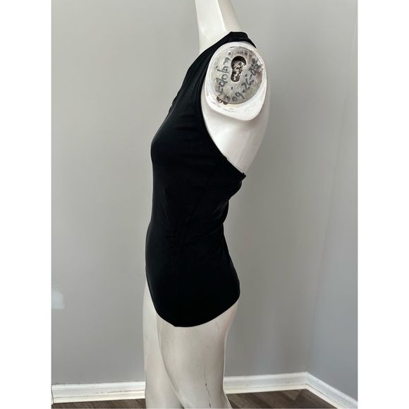 BALENCIAGA One-sleeve cutout stretch-jersey top Size 40 (US 8) $1185 - Picture 9 of 12